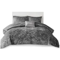 Olliix by Intelligent Design Felicia Twin/Twin XL Gray Comforter Set