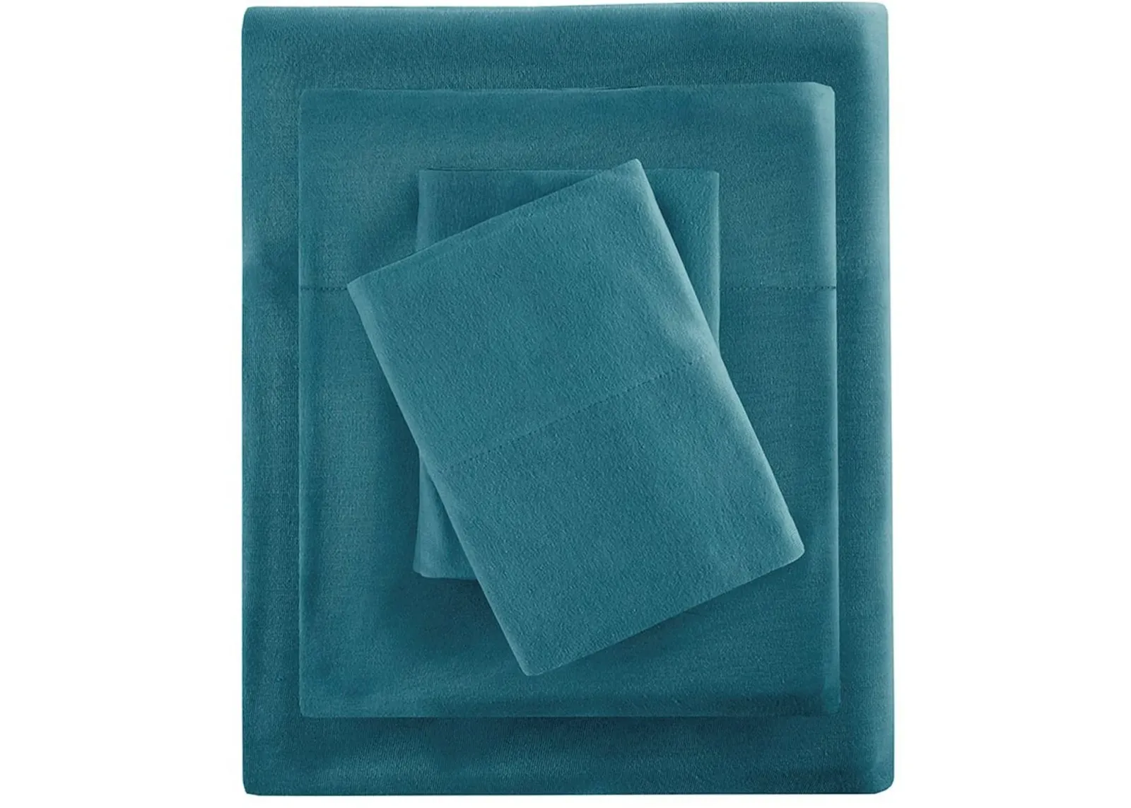 Olliix by Intelligent Design Teal Twin XL Cotton Blend Jersey Knit All Season Sheet Set