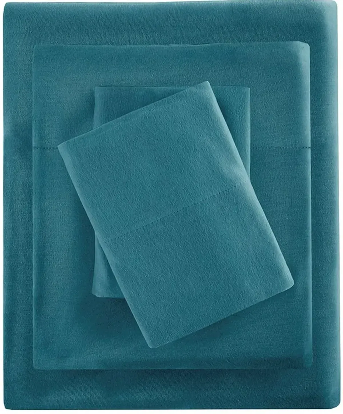 Olliix by Intelligent Design Teal Twin XL Cotton Blend Jersey Knit All Season Sheet Set