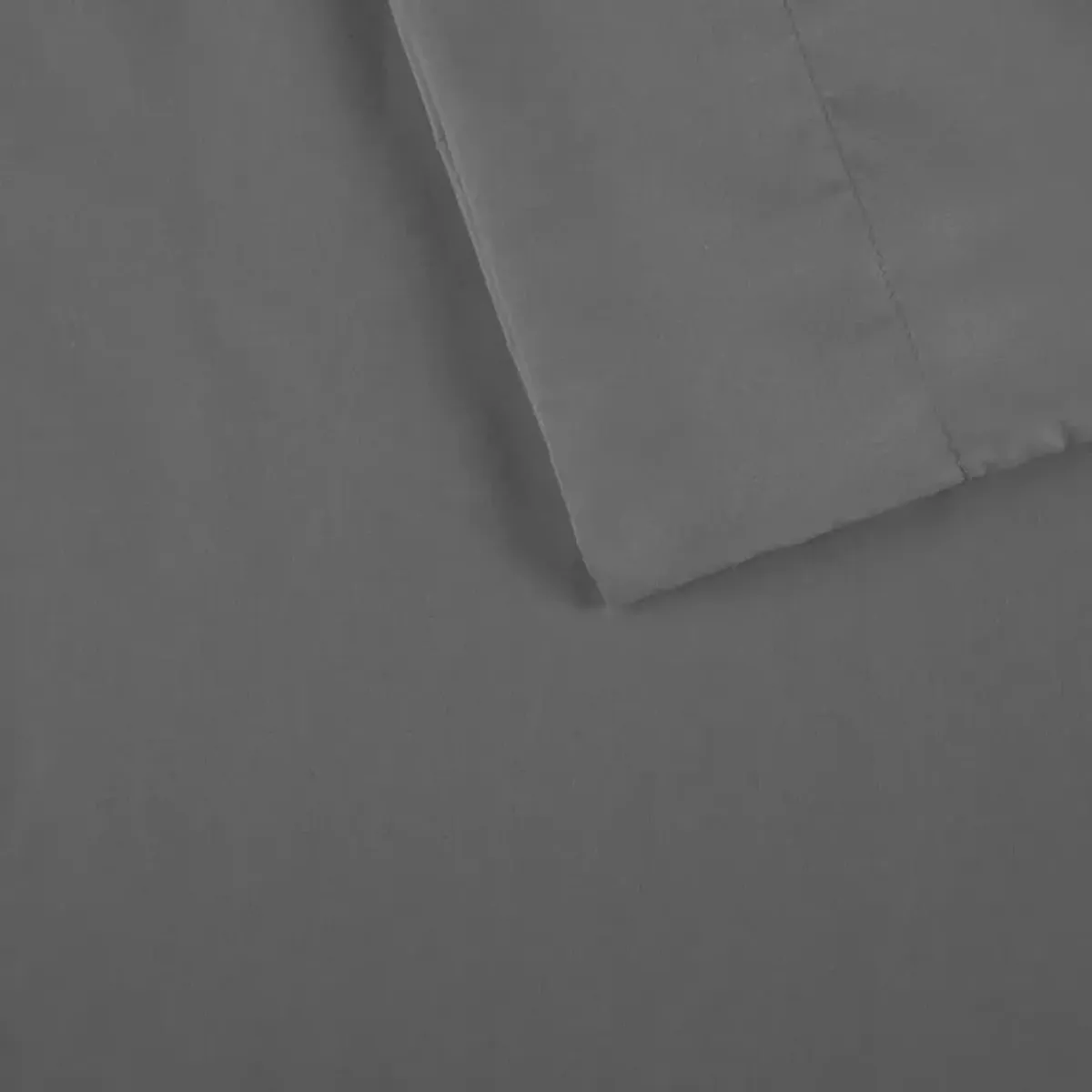 Olliix by Intelligent Design Microfiber Charcoal Full Sheet Set with Side Storage Pockets