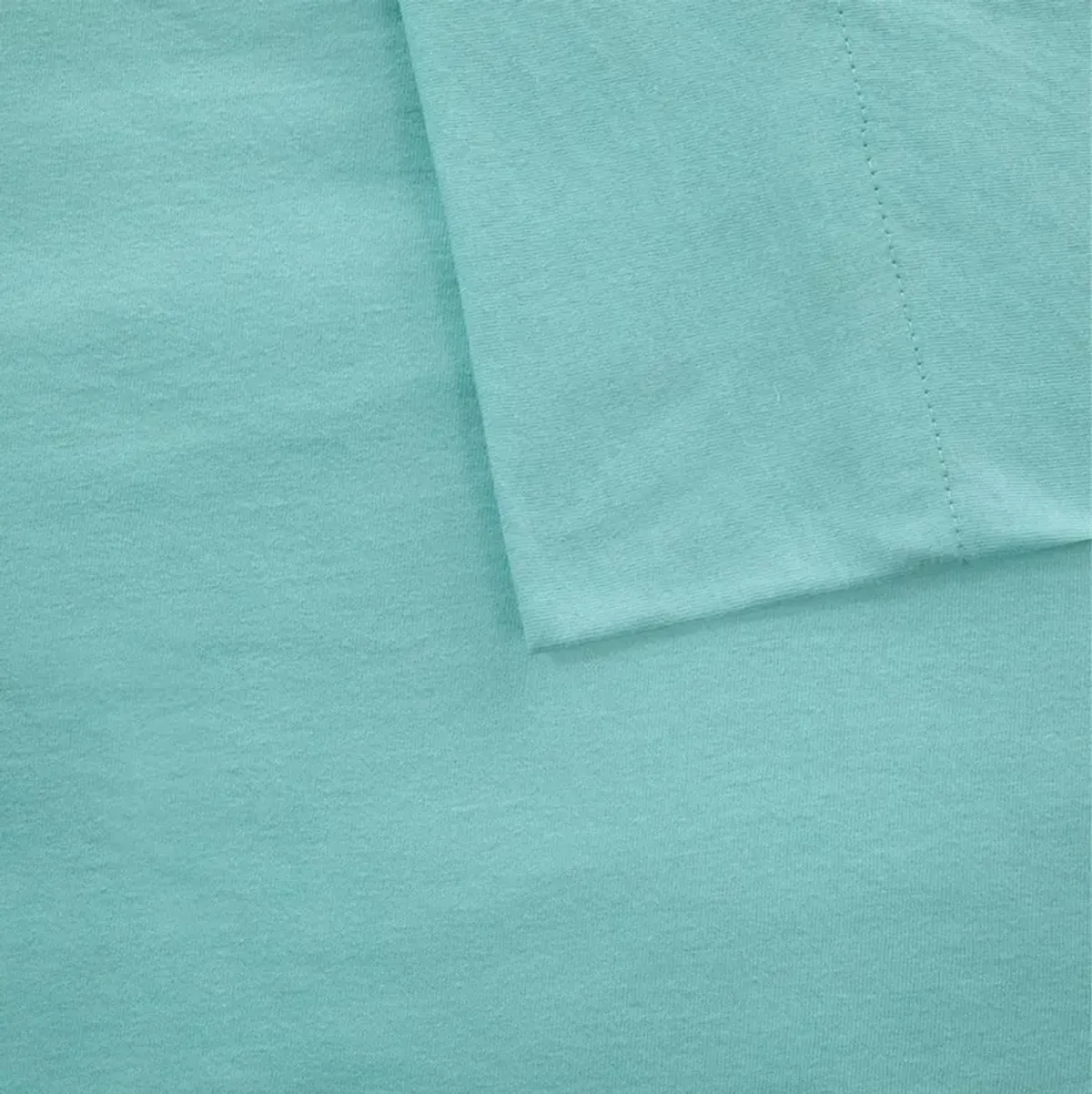 Olliix by Intelligent Design Aqua Twin XL Cotton Blend Jersey Knit All Season Sheet Set