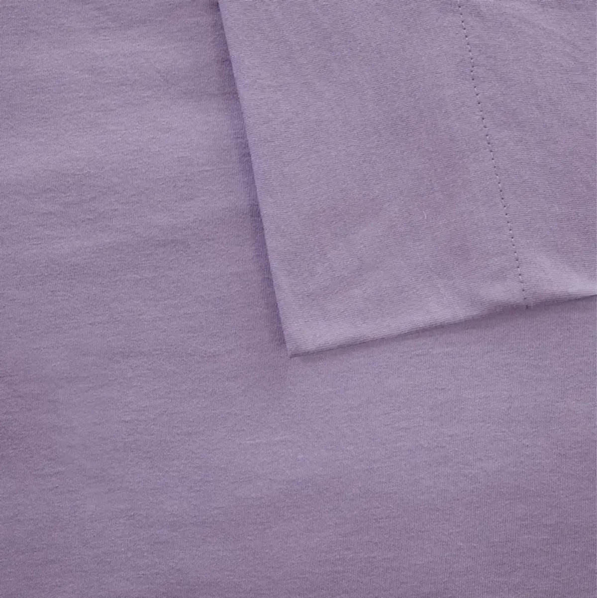 Olliix by Intelligent Design Purple Twin Cotton Blend Jersey Knit All Season Sheet Set