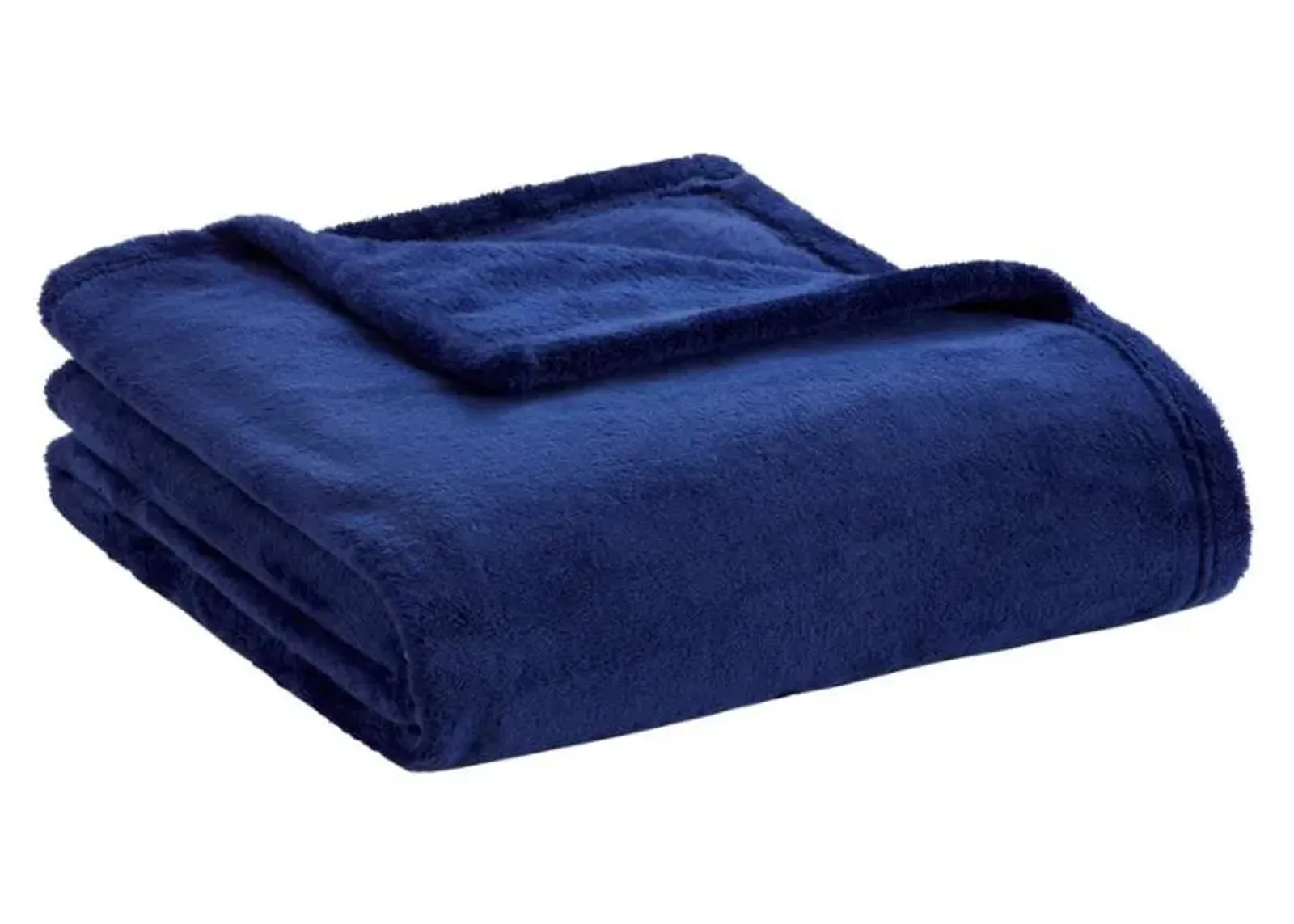 Olliix by Intelligent Design Microlight Plush Navy Throw