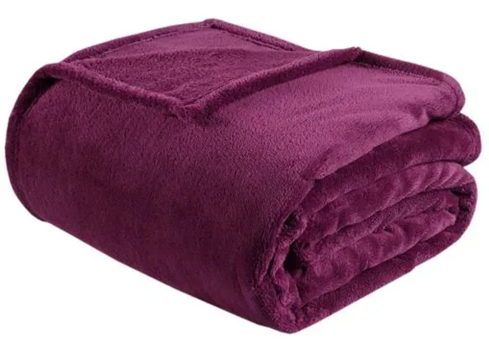 Olliix by Intelligent Design Microlight Plush Purple Twin/Twin XL Oversized Blanket