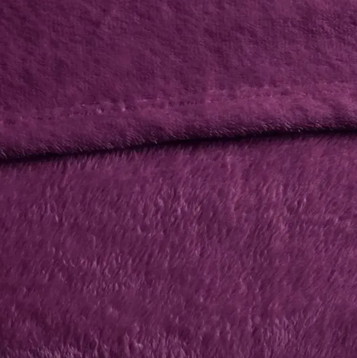 Olliix by Intelligent Design Microlight Plush Purple King Oversized Blanket