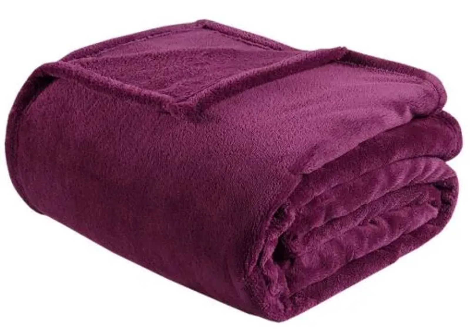 Olliix by Intelligent Design Microlight Plush Purple King Oversized Blanket