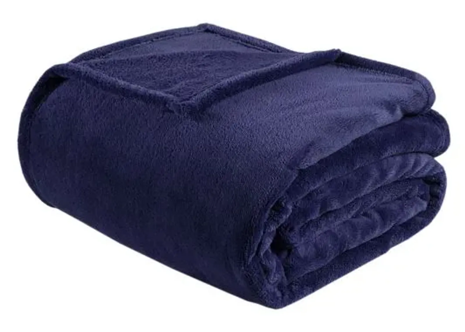 Olliix by Intelligent Design Microlight Plush Navy Twin/Twin XL Oversized Blanket