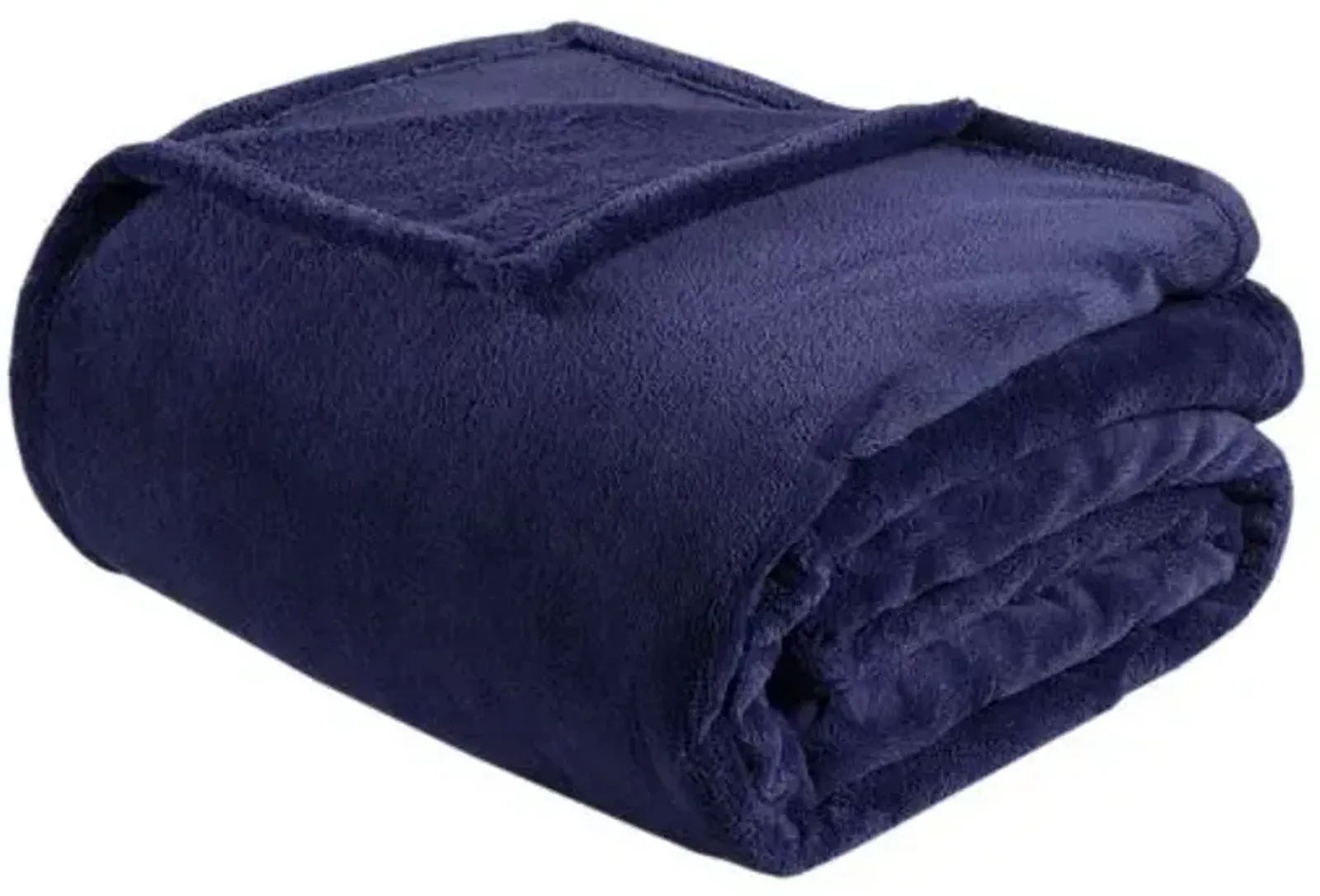 Olliix by Intelligent Design Microlight Plush Navy Full/Queen Oversized Blanket