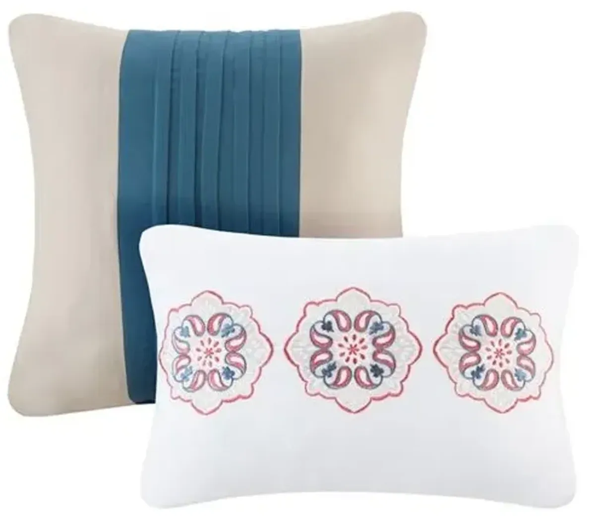 Olliix by Intelligent DesignTamira Multi Twin/Twin Extra Large Reversible Coverlet Set