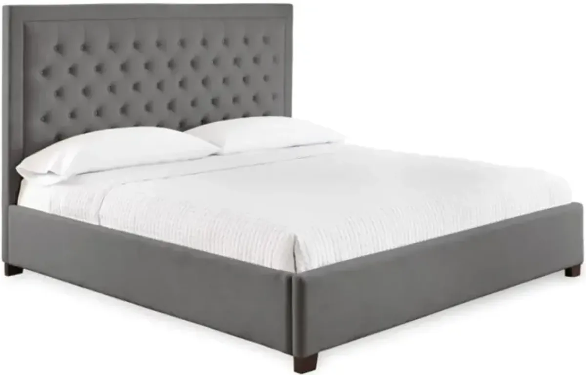 Steve Silver Co. Isadora Gray King Panel Bed