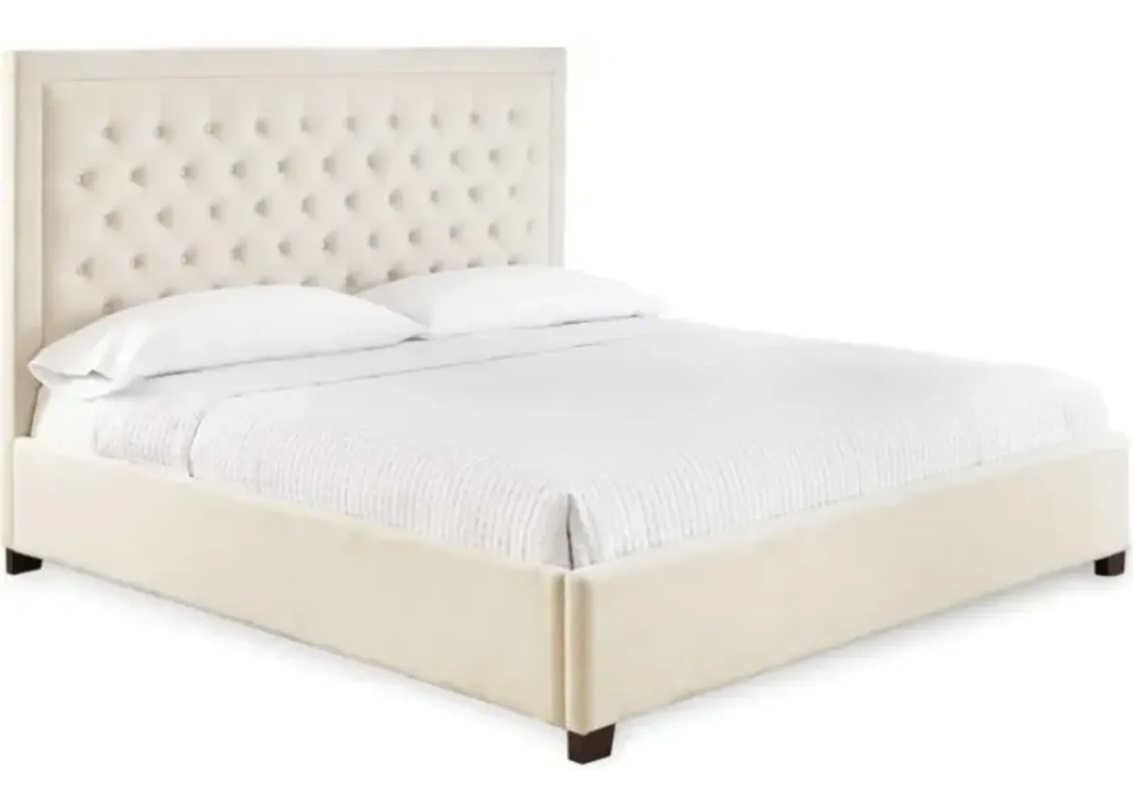 Steve Silver Co. Isadora White King Panel Bed