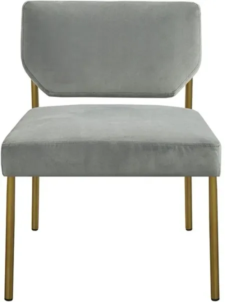 Olliix by INK+IVY Roxie Gray Slipper Chair