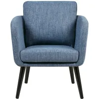 Olliix by INK+IVY Jake Blue Accent Chair