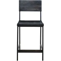 Olliix by INK+IVY Black Tacoma 24" Counter Height Stool