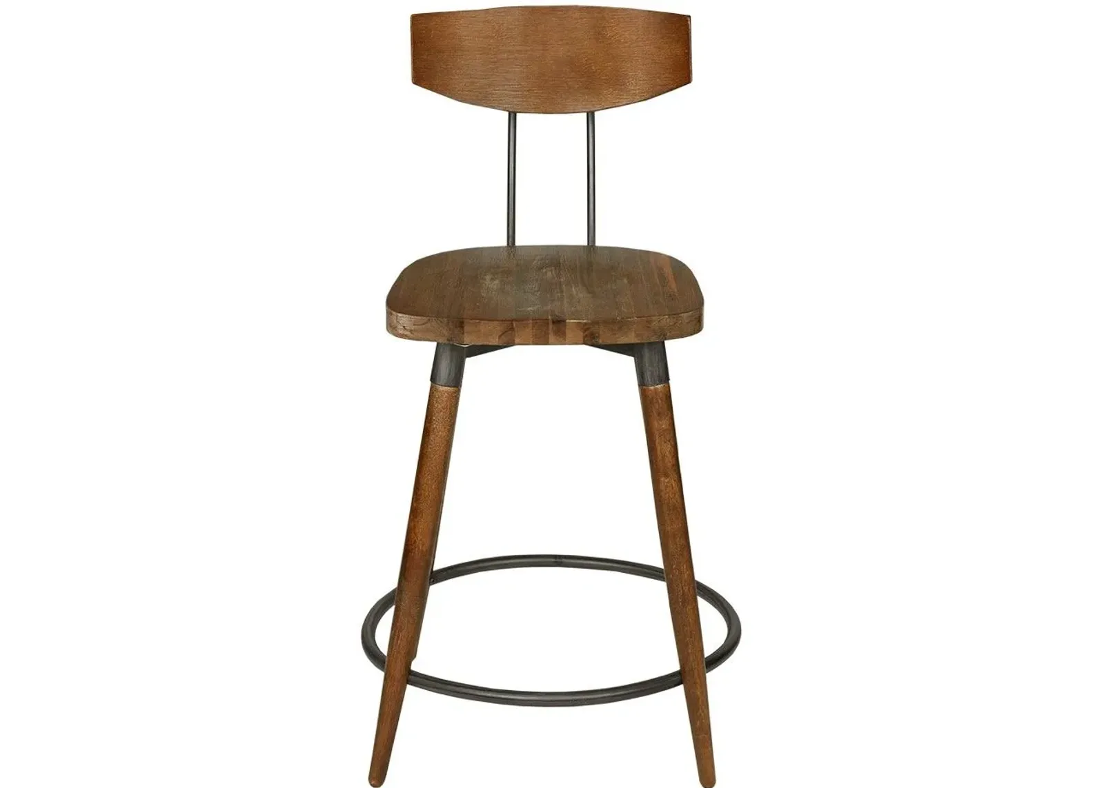 Olliix by INK+IVY Brown Frazier 24" Counter Height Stool