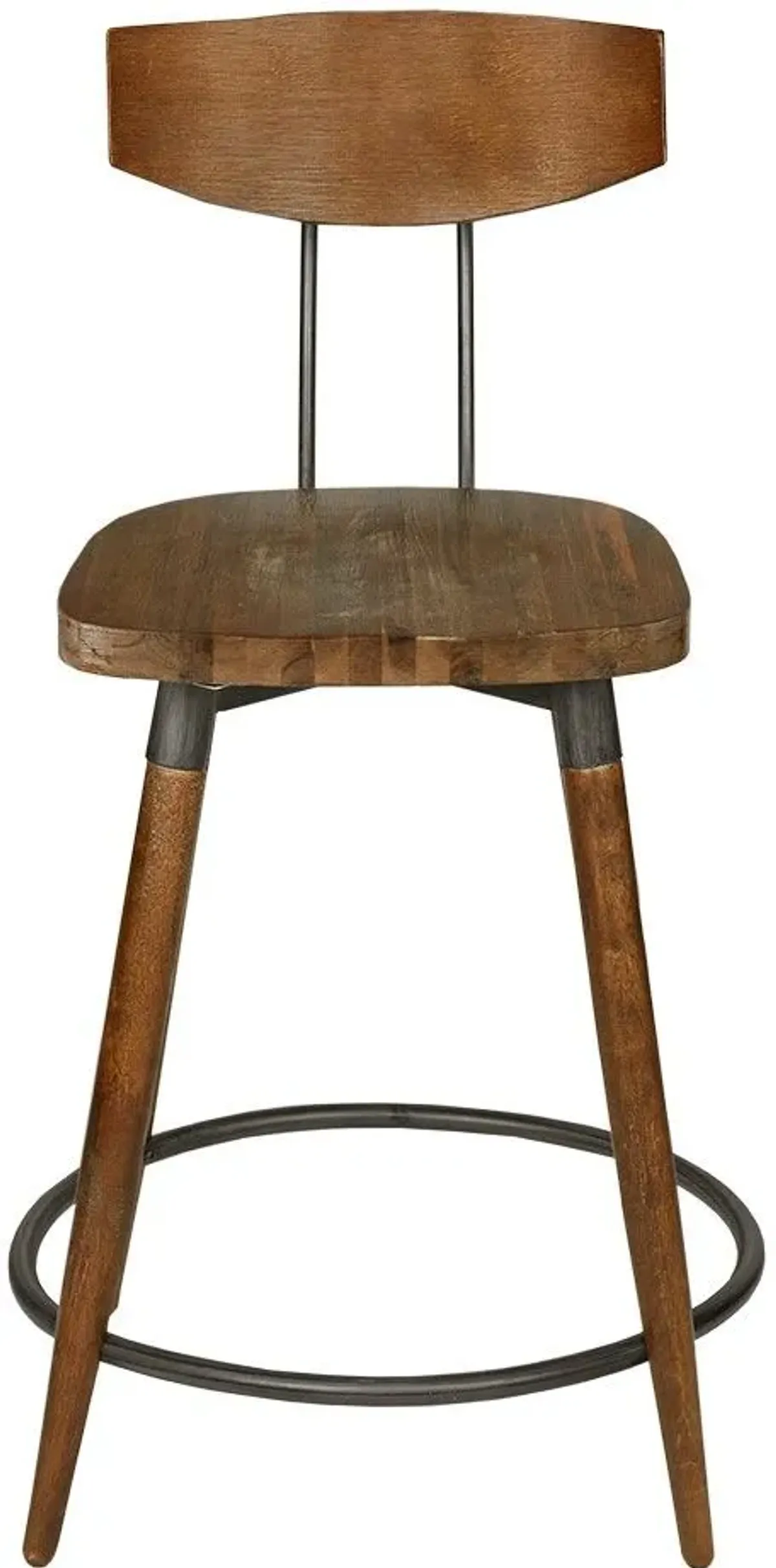 Olliix by INK+IVY Brown Frazier 24" Counter Height Stool