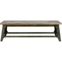 Olliix by INK+IVY Grey Oliver Dining Bench