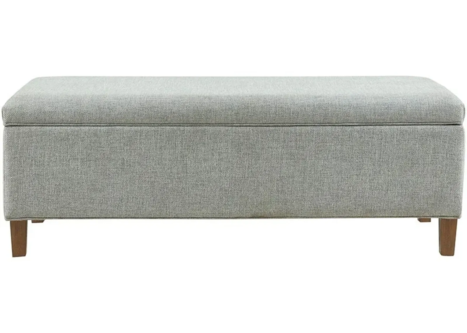 Olliix by INK+IVY Marcie Blue 48" Upholstered Storage Bench