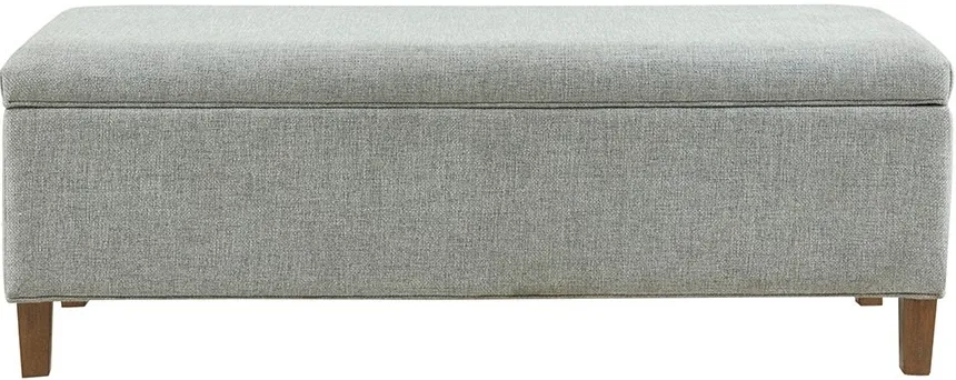 Olliix by INK+IVY Marcie Blue 48" Upholstered Storage Bench