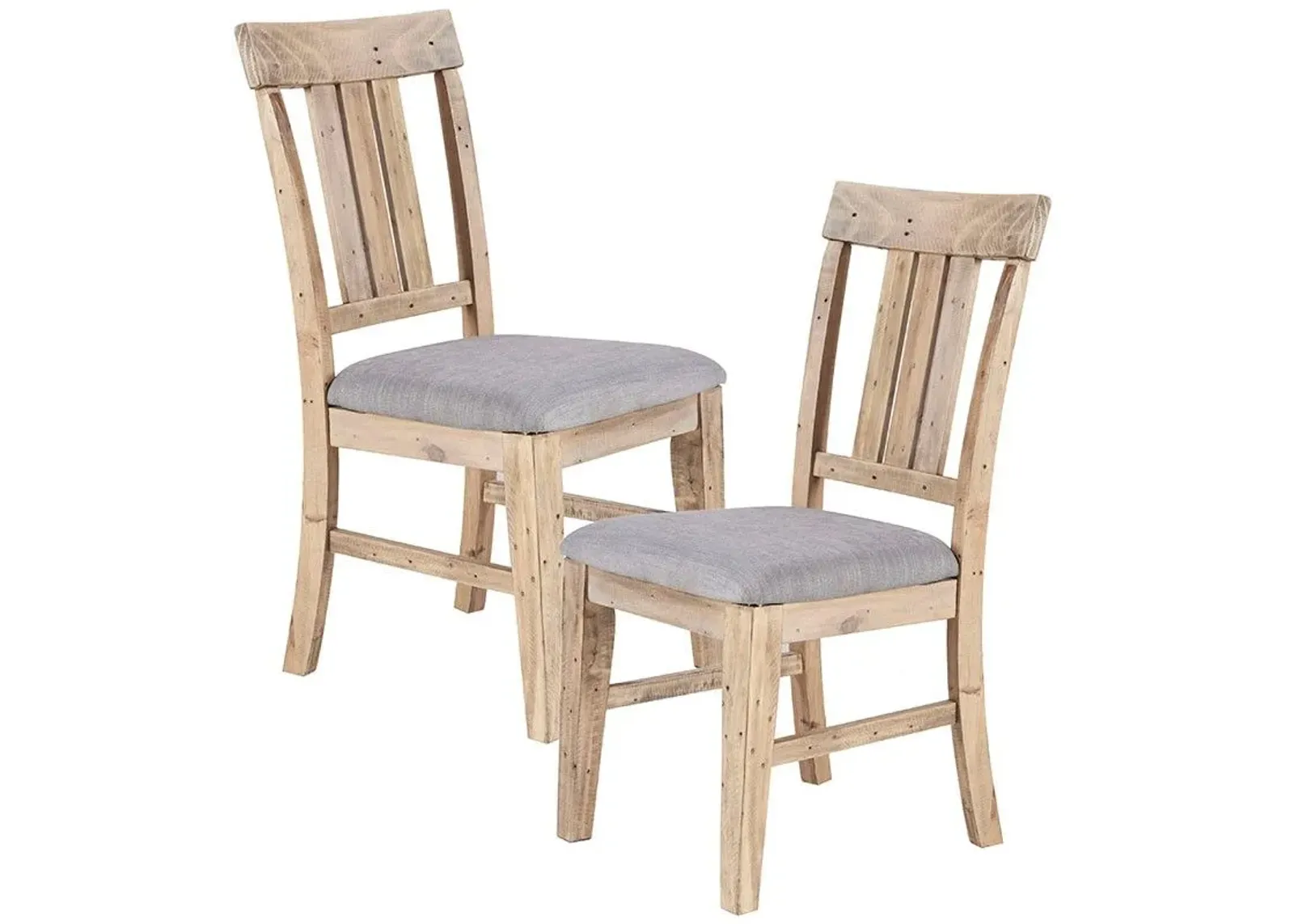 Olliix by INK+IVY Natural/Grey Set of 2 Sonoma Dining Chairs