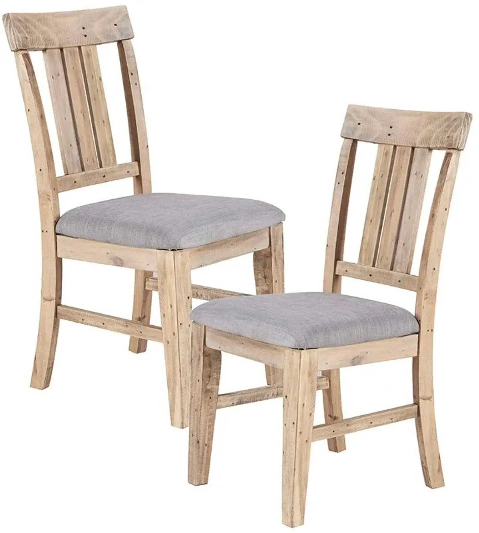 Olliix by INK+IVY Natural/Grey Set of 2 Sonoma Dining Chairs