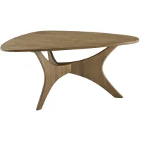 Olliix by INK+IVY Light Brown Blaze Triangle Wood Coffee Table