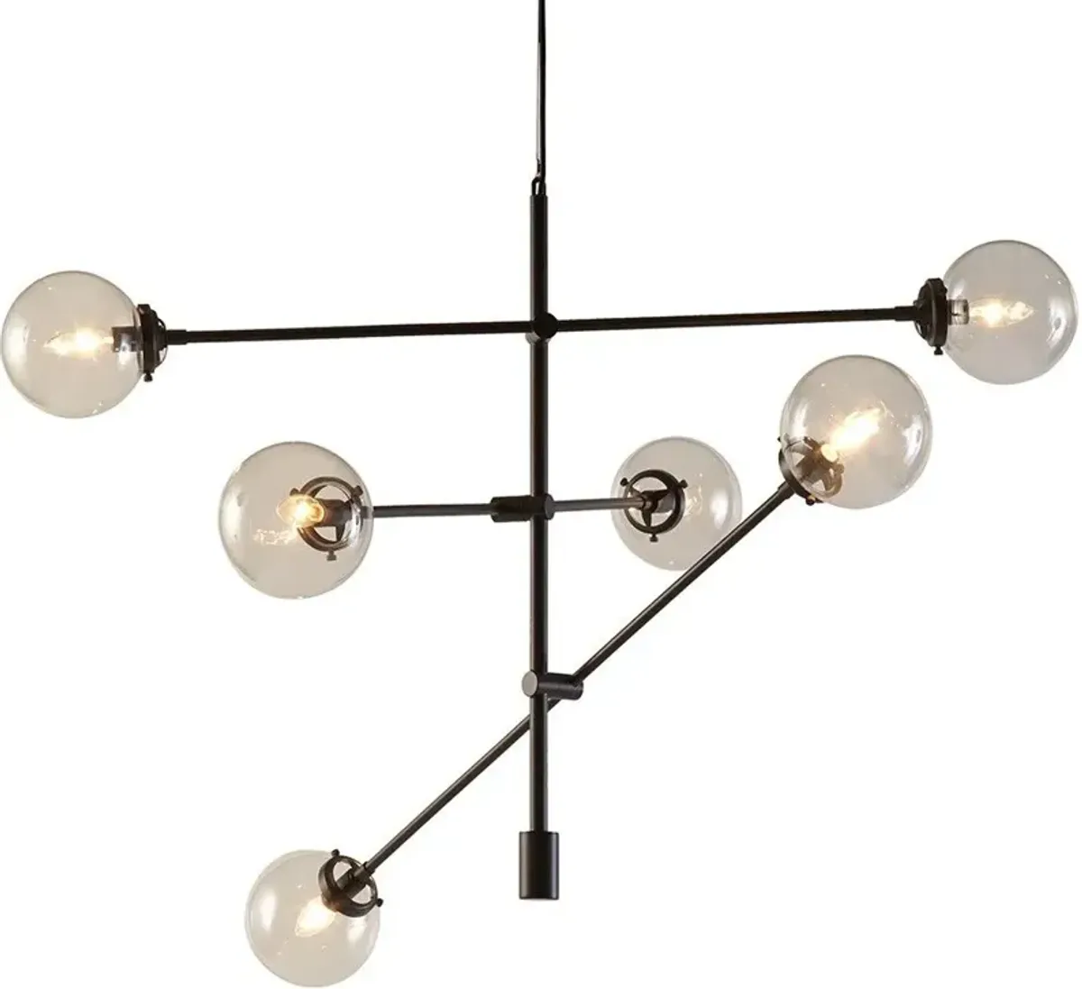 Olliix by INK+IVY Antique Bronze Cyrus Chandelier