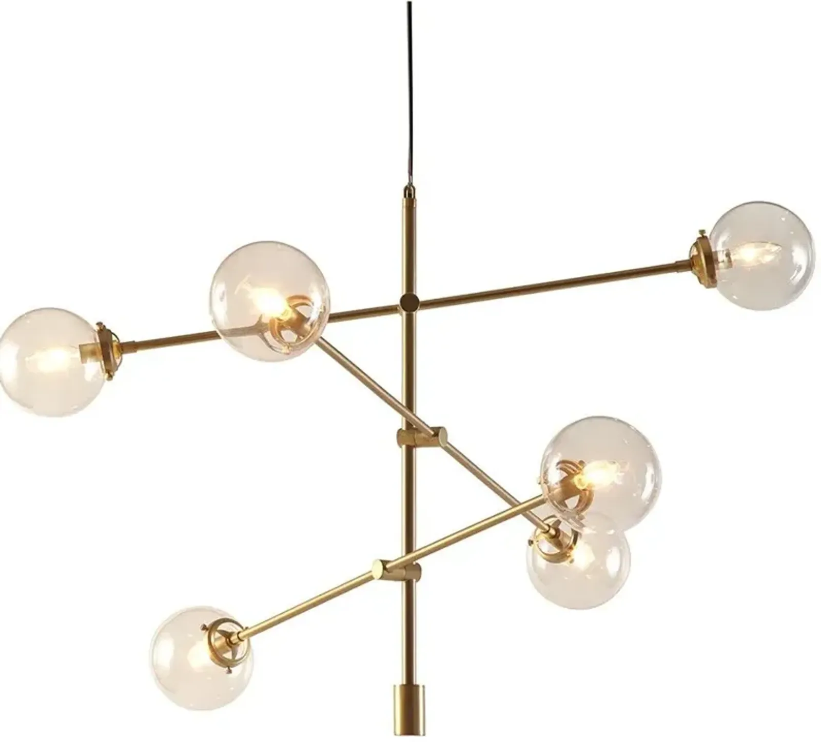 Olliix by INK+IVY Gold Cyrus Chandelier