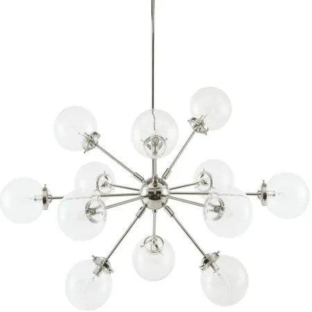 Olliix by INK+IVY Silver Paige Chandelier