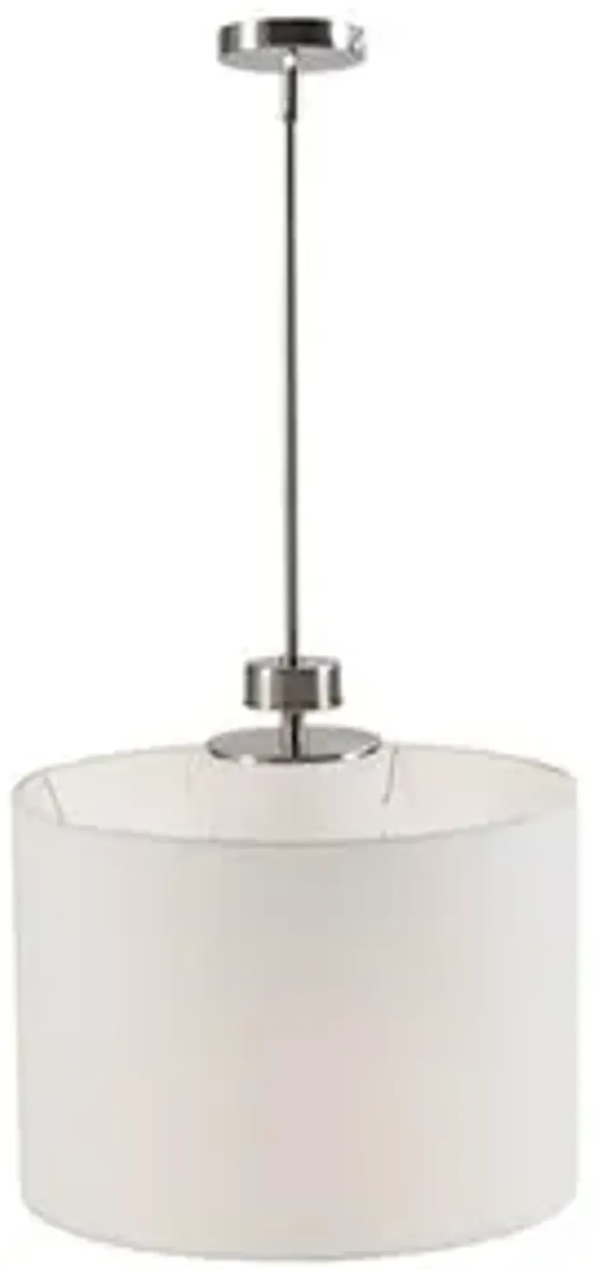 Olliix by INK+IVY Pacific Plated Nickel Silver Drum Pendant