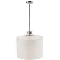 Olliix by INK+IVY Pacific Plated Nickel Silver Drum Pendant