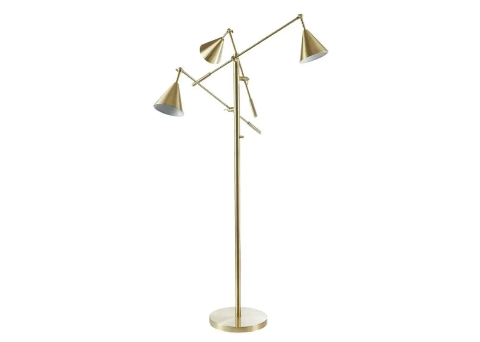 Olliix by INK+IVY Sullivan Gold Floor Lamp