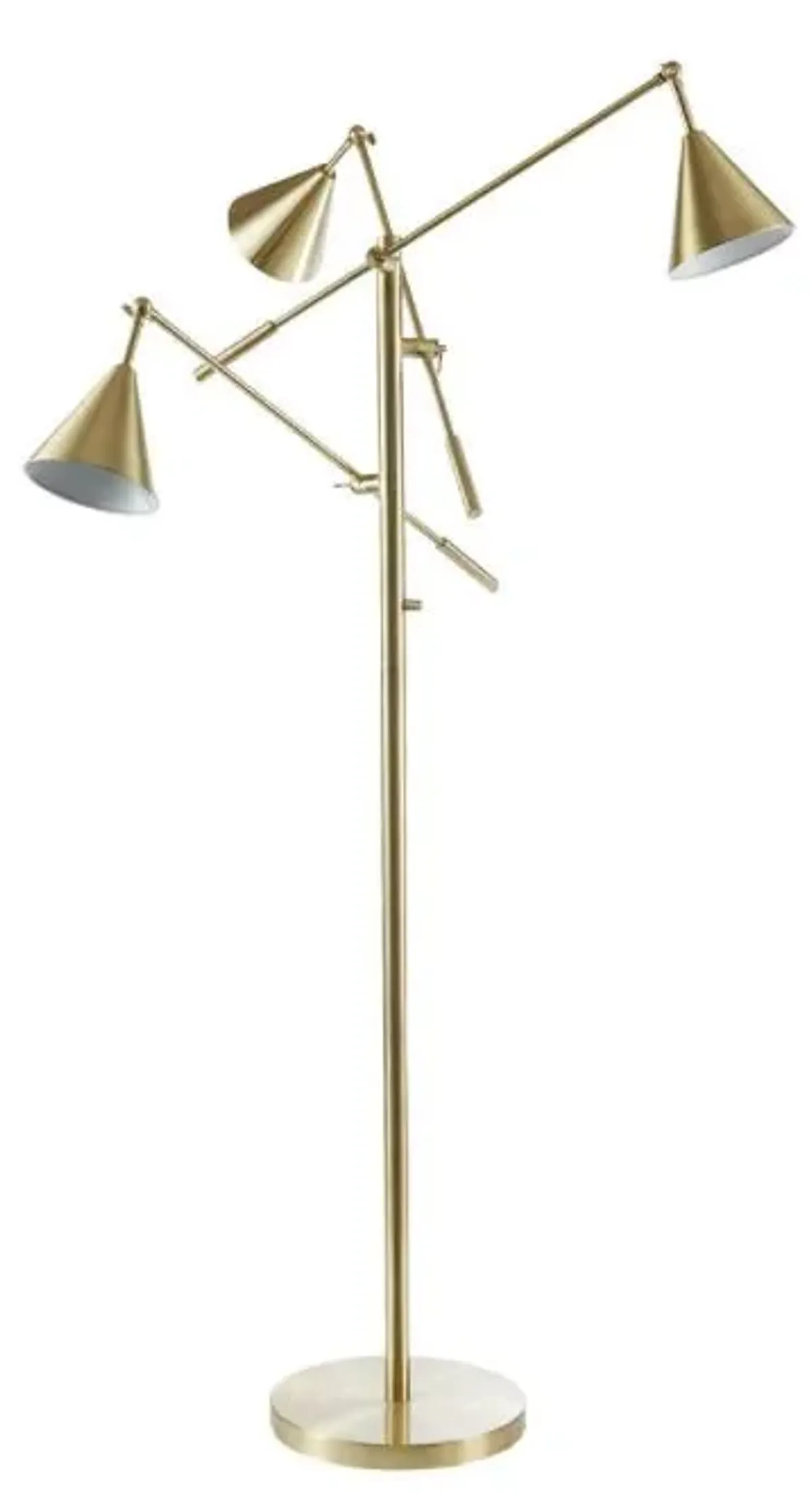 Olliix by INK+IVY Sullivan Gold Floor Lamp