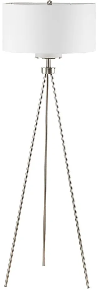 Olliix by INK+IVY Silver Pacific Tripod Floor Lamp