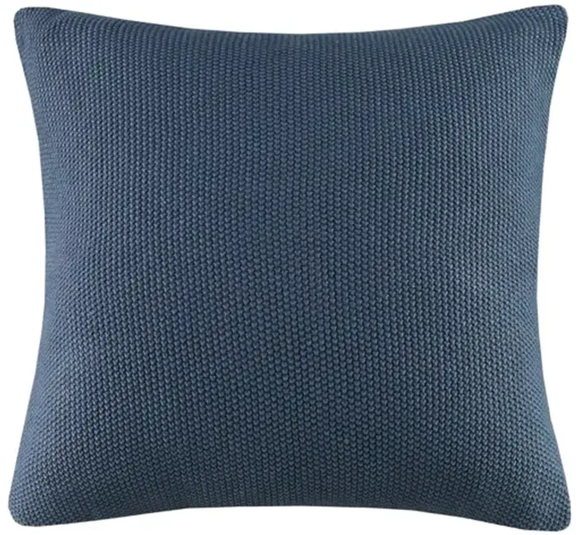 Olliix by INK+IVY Bree Knit Indigo 20" x 20" Square Pillow Cover