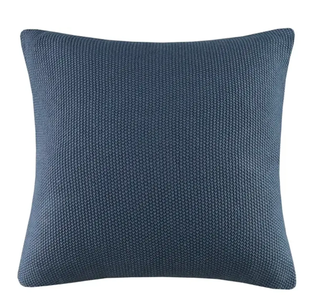 Olliix by INK+IVY Bree Knit Indigo 20" x 20" Square Pillow Cover