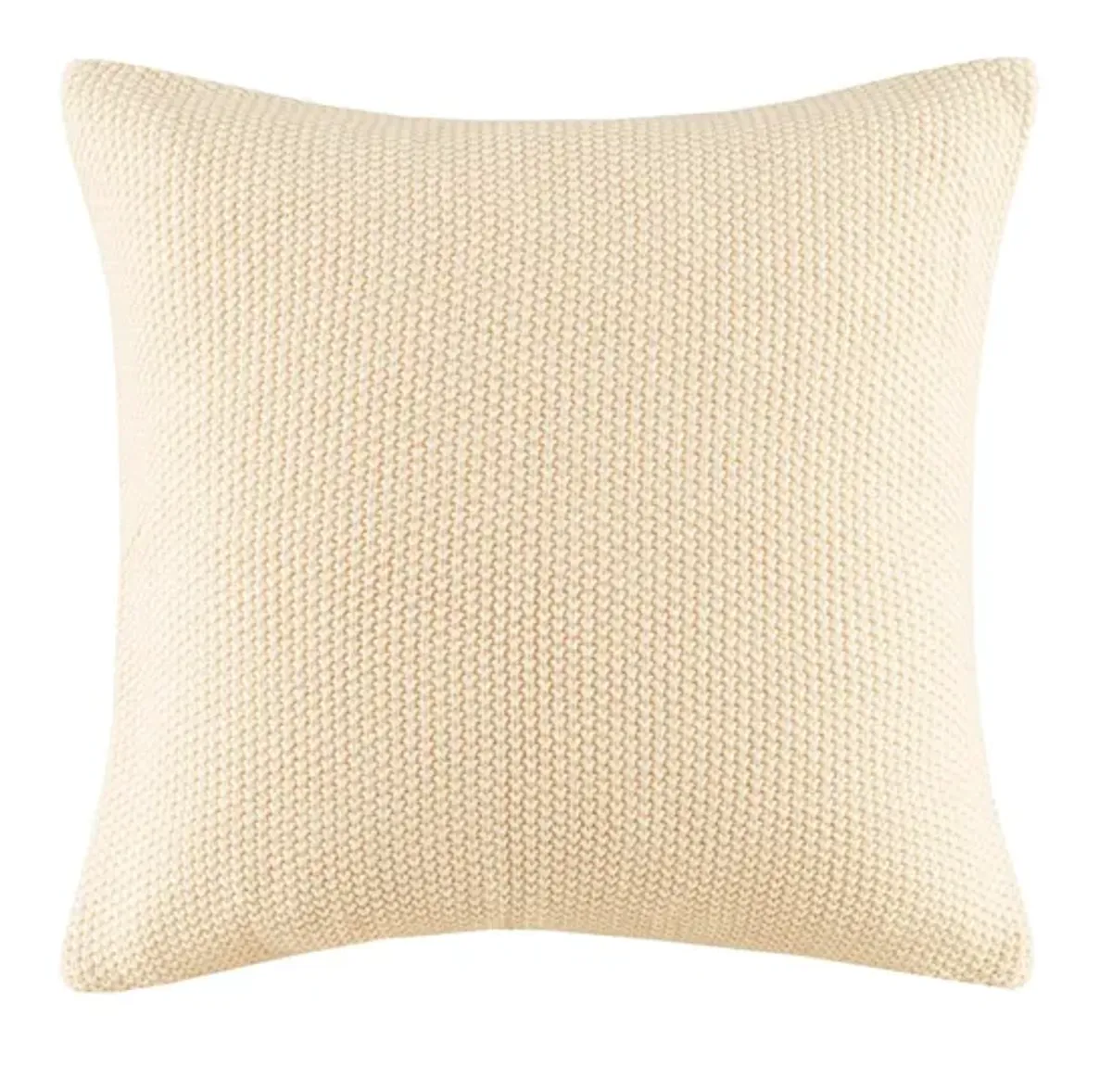 Olliix by INK+IVY Bree Knit Ivory  20" x 20" Square Pillow Cover