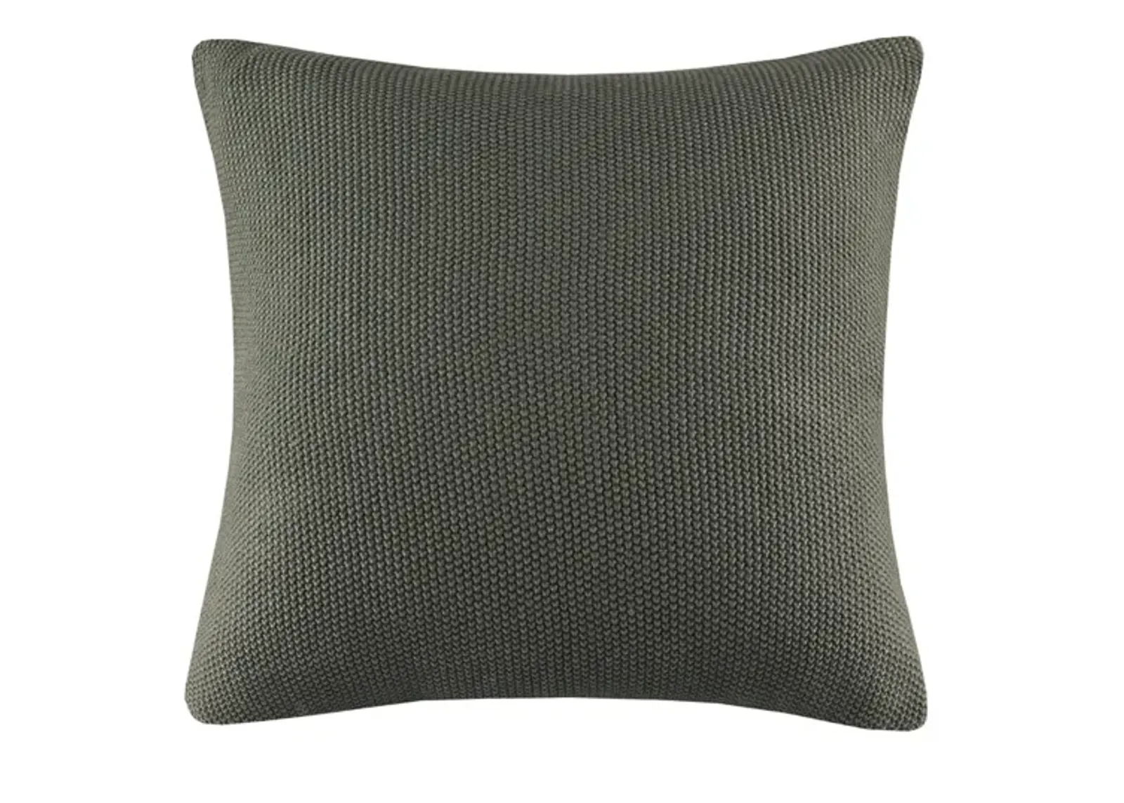 Olliix by INK+IVY Bree Knit Charcoal  20" x 20" Square Pillow Cover