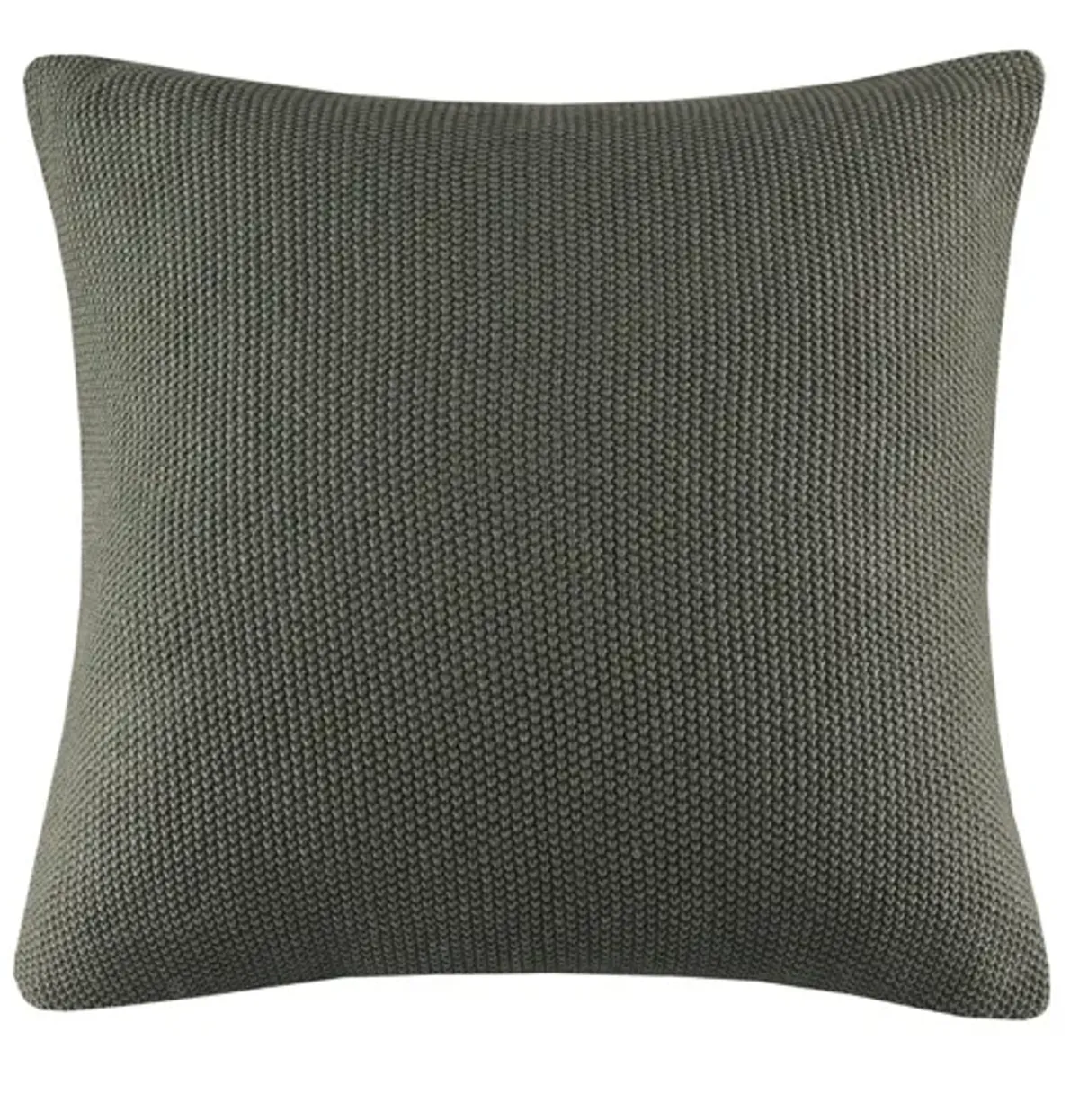 Olliix by INK+IVY Bree Knit Charcoal  20" x 20" Square Pillow Cover