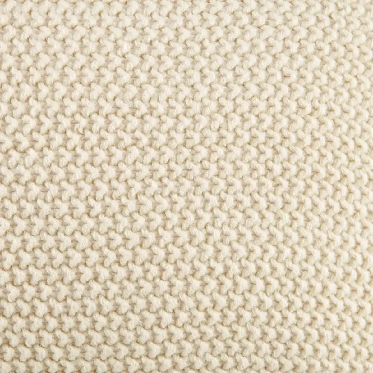 Olliix by INK+IVY Bree Knit Ivory 12" x 20" Oblong Pillow Cover