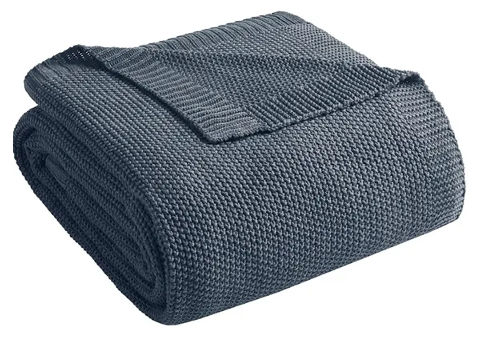 Olliix by INK+IVY Bree Knit Indigo 50" x 60" Throw