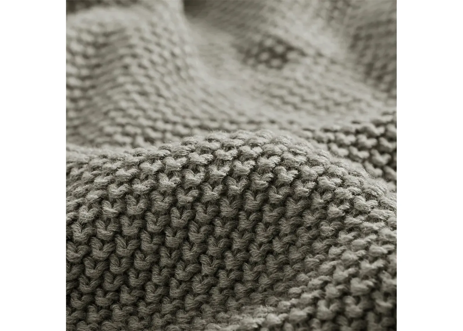 Olliix by INK+IVY Bree Knit Charcoal Twin Blanket