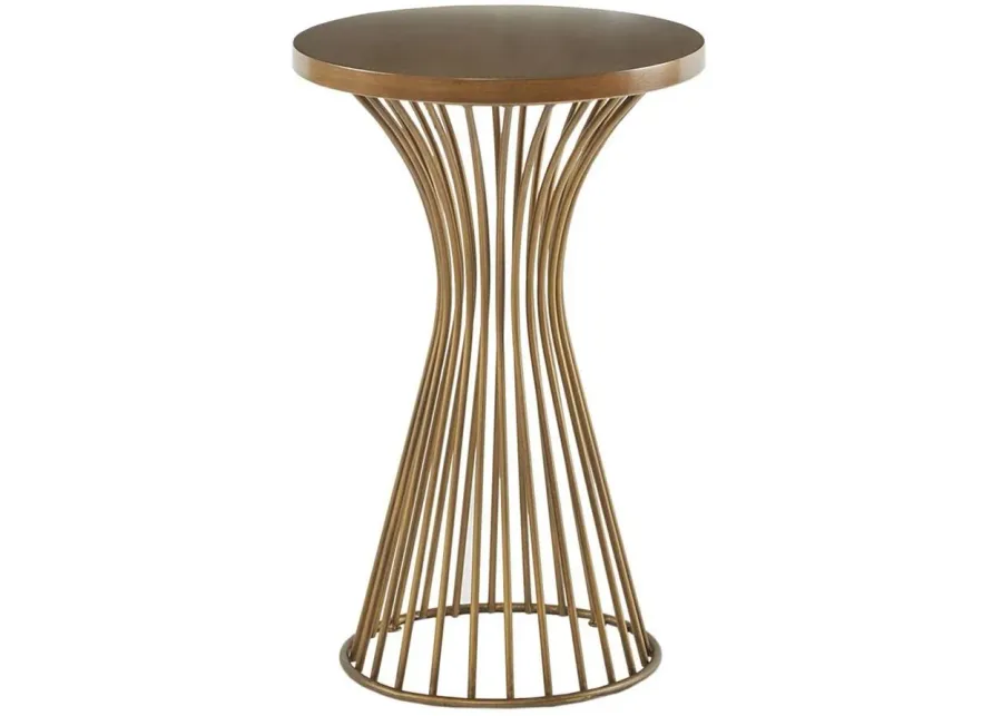 Olliix by INK+IVY Bronze Mercer 30" Pedestal Table