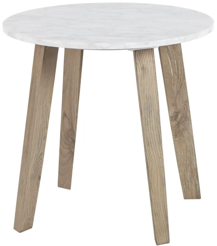 Olliix by INK+IVY Milo White End Table