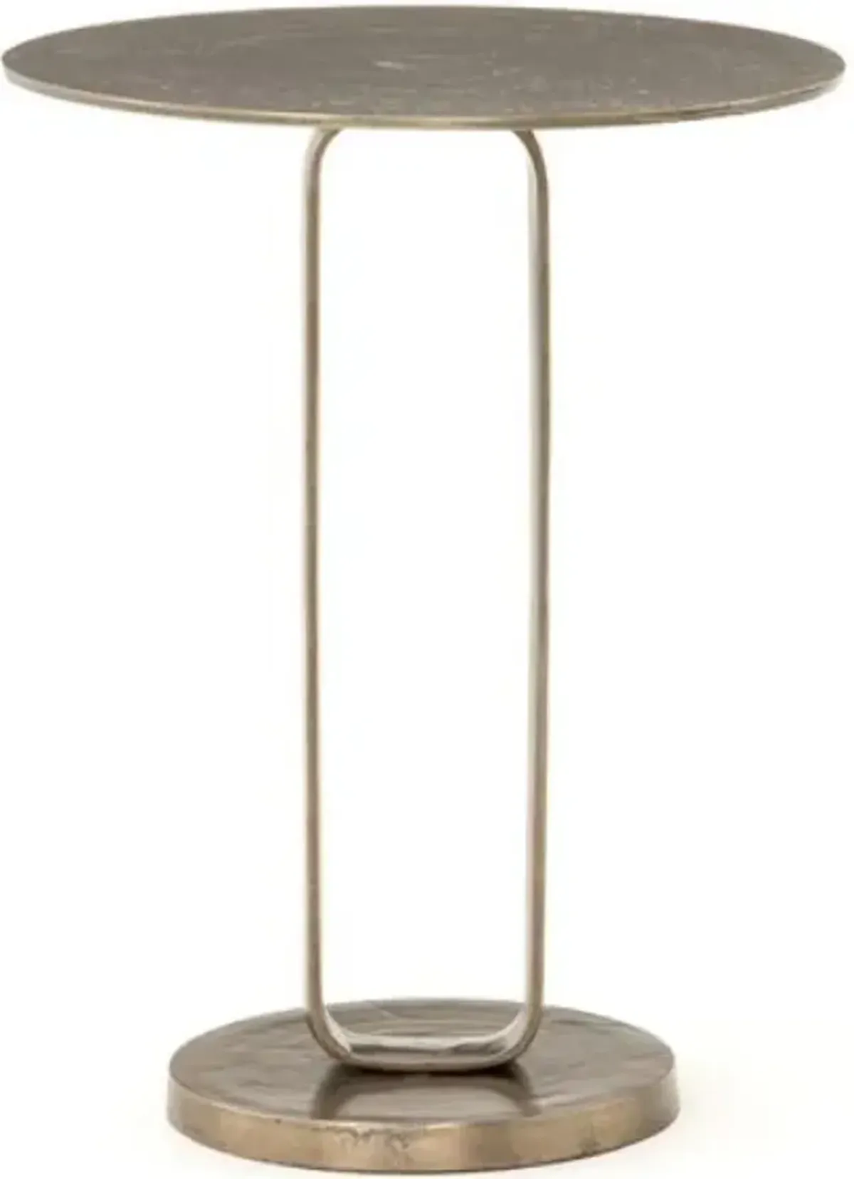 Four Hands Douglas Aged Bronze End Table