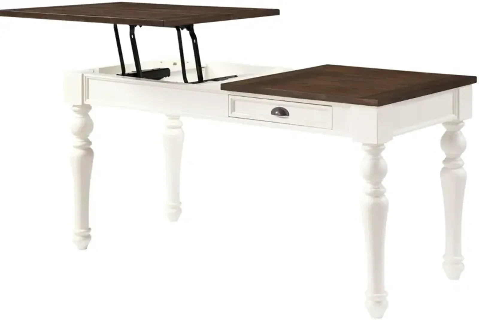 Steve Silver Co. Joanna Ivory/Mocha Lift-Top Desk