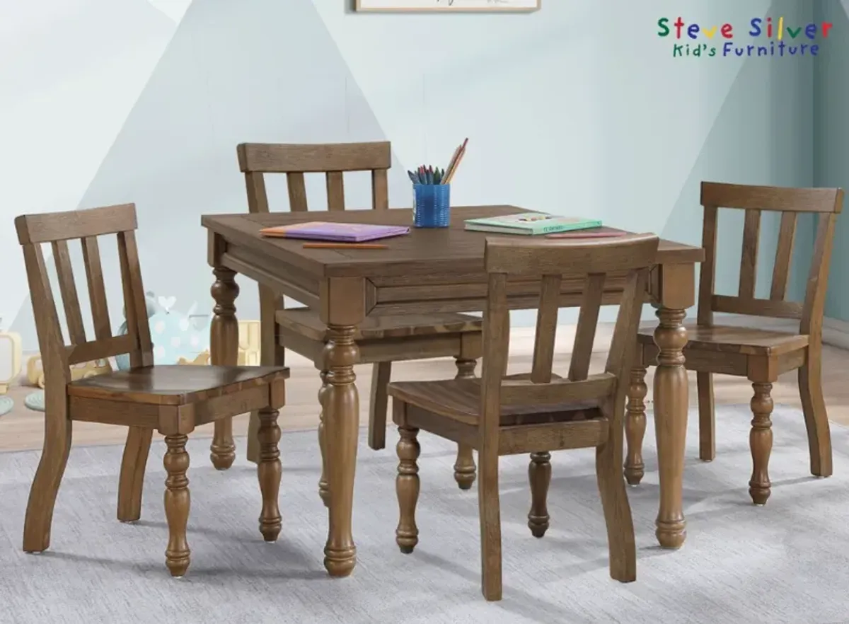 Steve Silver Co. Joanna 5-Piece Mocha Kids Dining Set