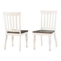 Steve Silver Co.® Joanna Ivory & Charcoal Side Chair - 2pc