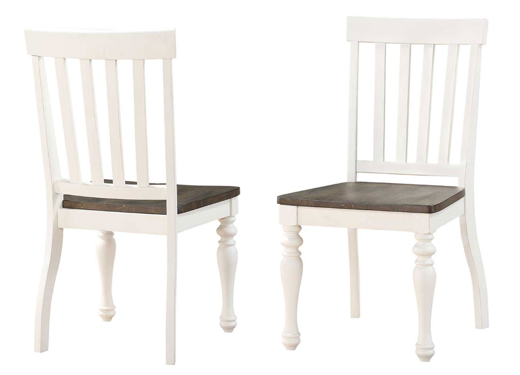 Steve Silver Co.® Joanna Ivory & Charcoal Side Chair - 2pc