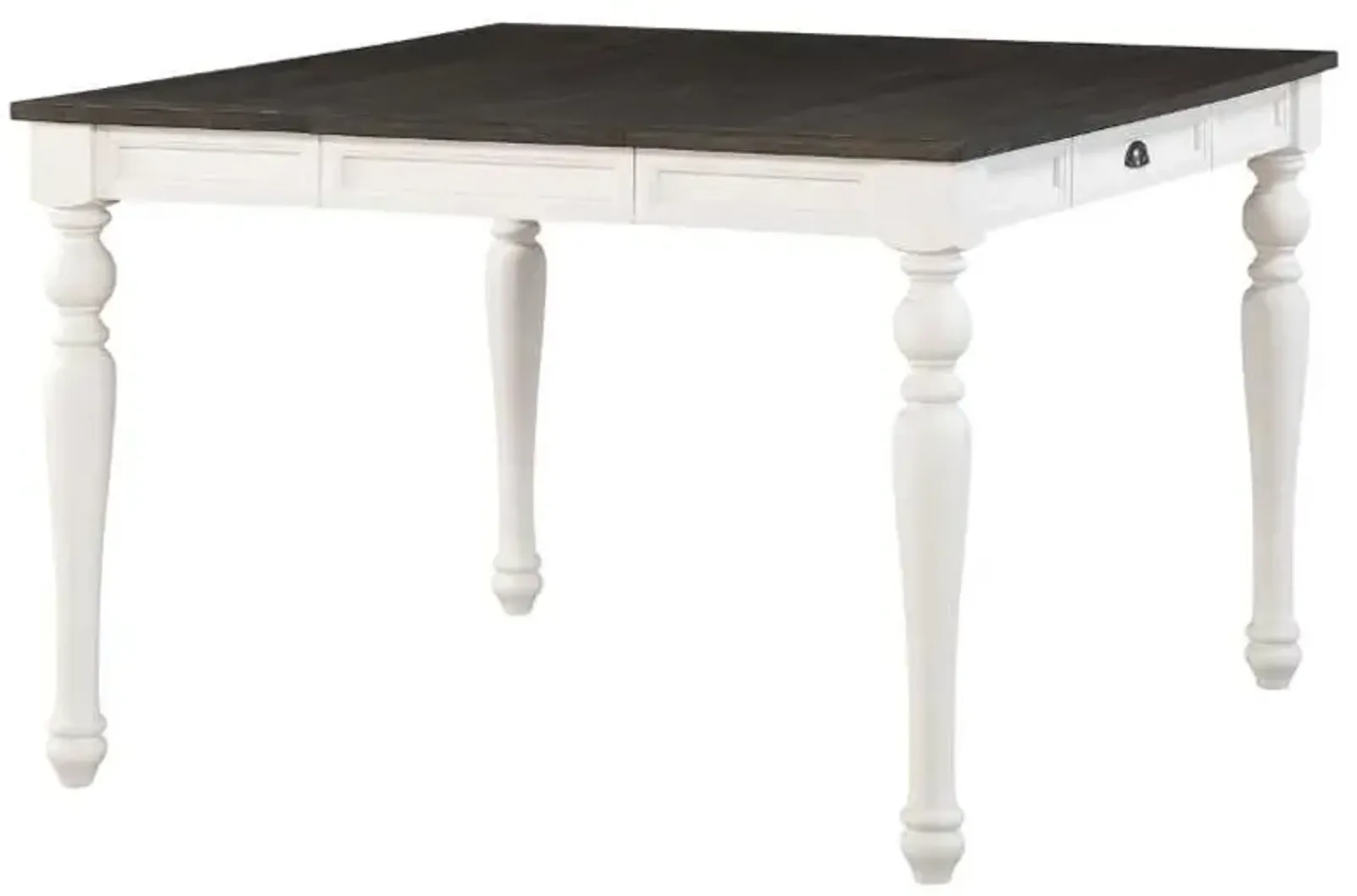 Steve Silver Co. Joanna Mocha Counter Height Table with Ivory Base